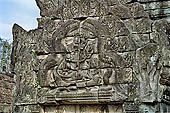 Angkor - Banteay Samre, north library, western side, 